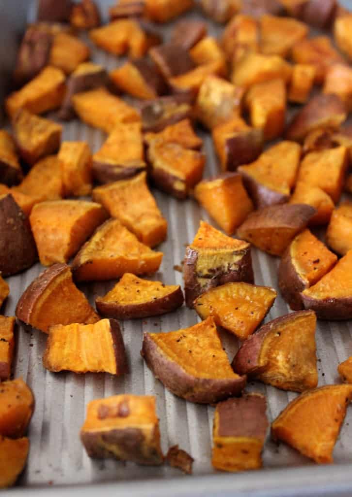 peel sweet potatoes