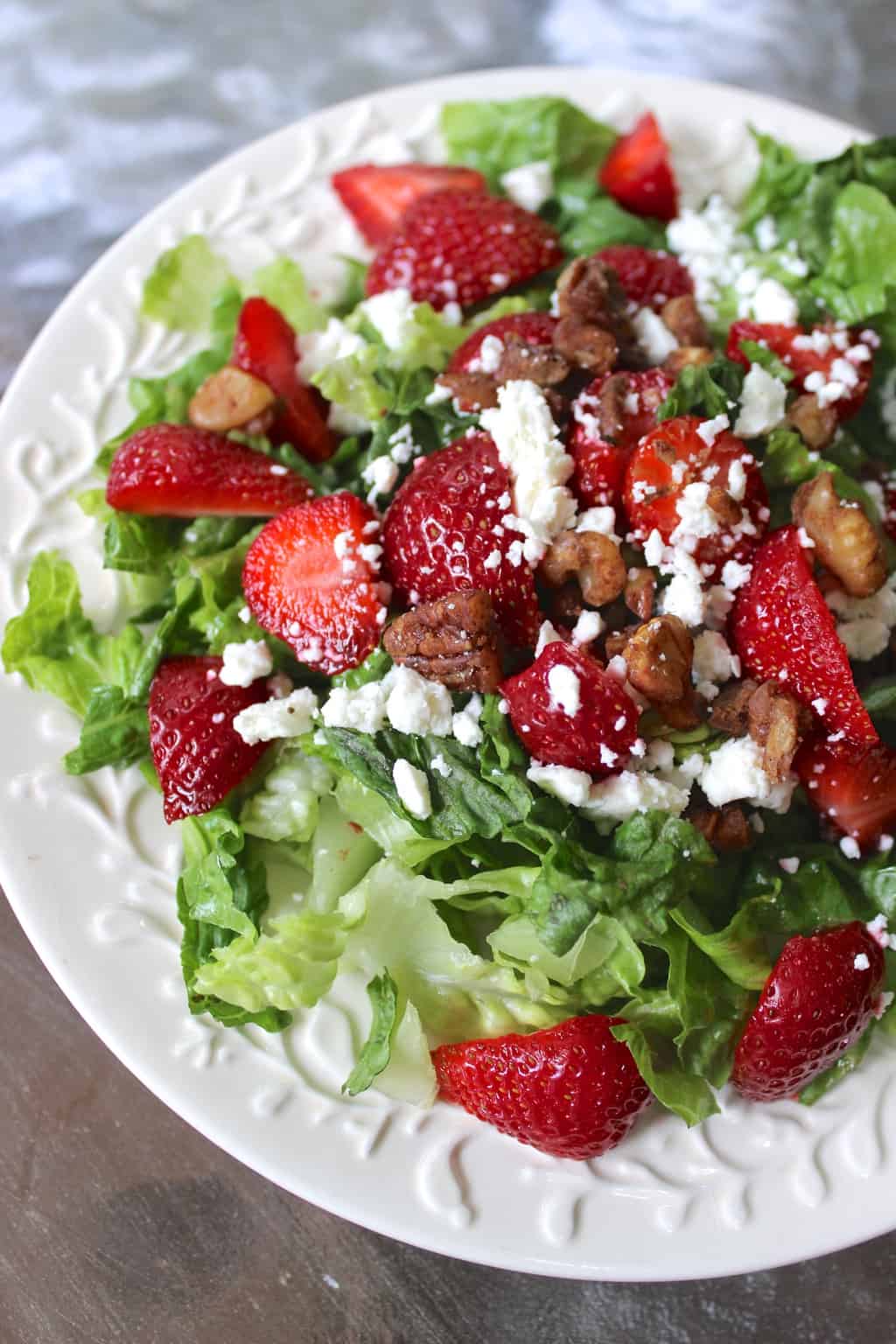 Strawberry Salad with Poppyseed Dressing- Healthy Liv