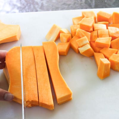How to Peel, Chop, & Roast A Butternut Squash - Healthy Liv