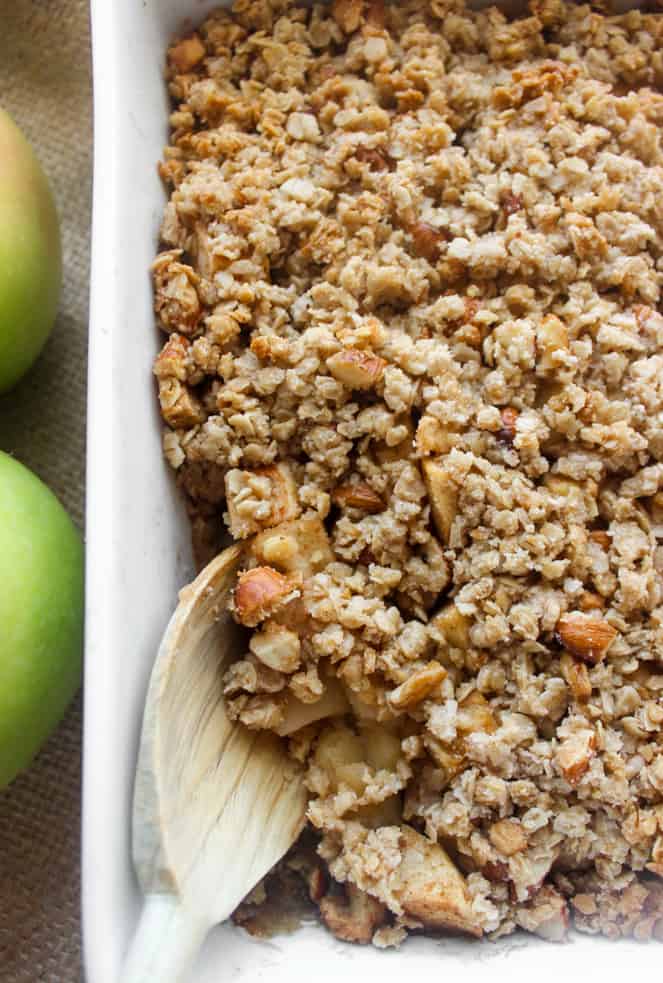 Maple-Sweetened Healthy Apple Crisp - Healthy Seasonal Recipes