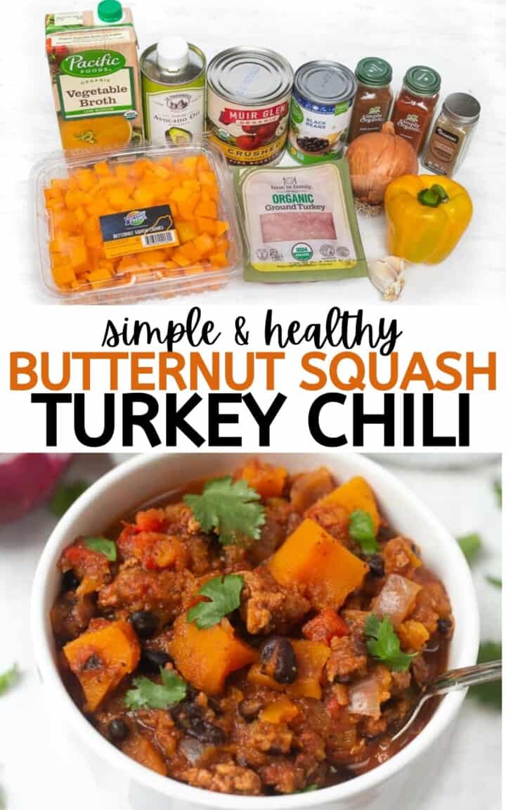 Butternut Squash Turkey Chili - Healthy Liv
